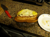 Breakfast Sausage Egg Baguette